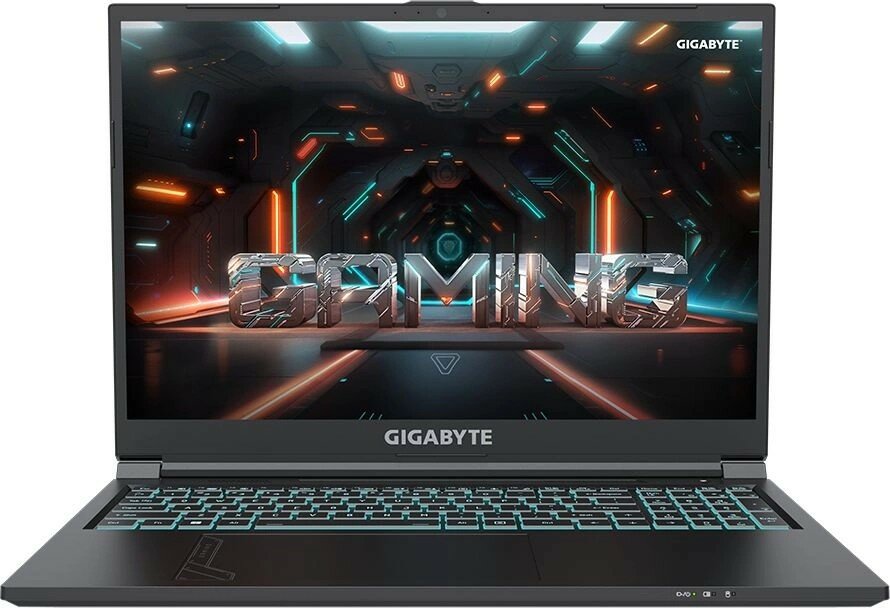 Ноутбук GIGABYTE G6 KF-53KZ853SD, 16", IPS, Intel Core i5 13500H 2.6ГГц, 12-ядерный, 16ГБ DDR5, 512ГБ SSD, NVIDIA GeForce RTX 4060 - 8 ГБ, Free DOS, черный