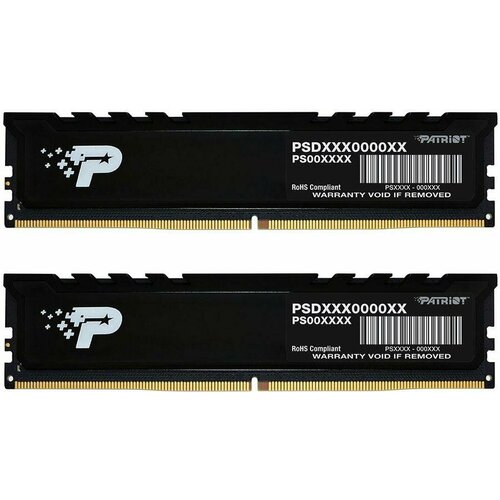 Оперативная память 32Gb DDR5 4800MHz Patriot Signature Premium (2x16Gb KIT) (PSP532G4800KH1)