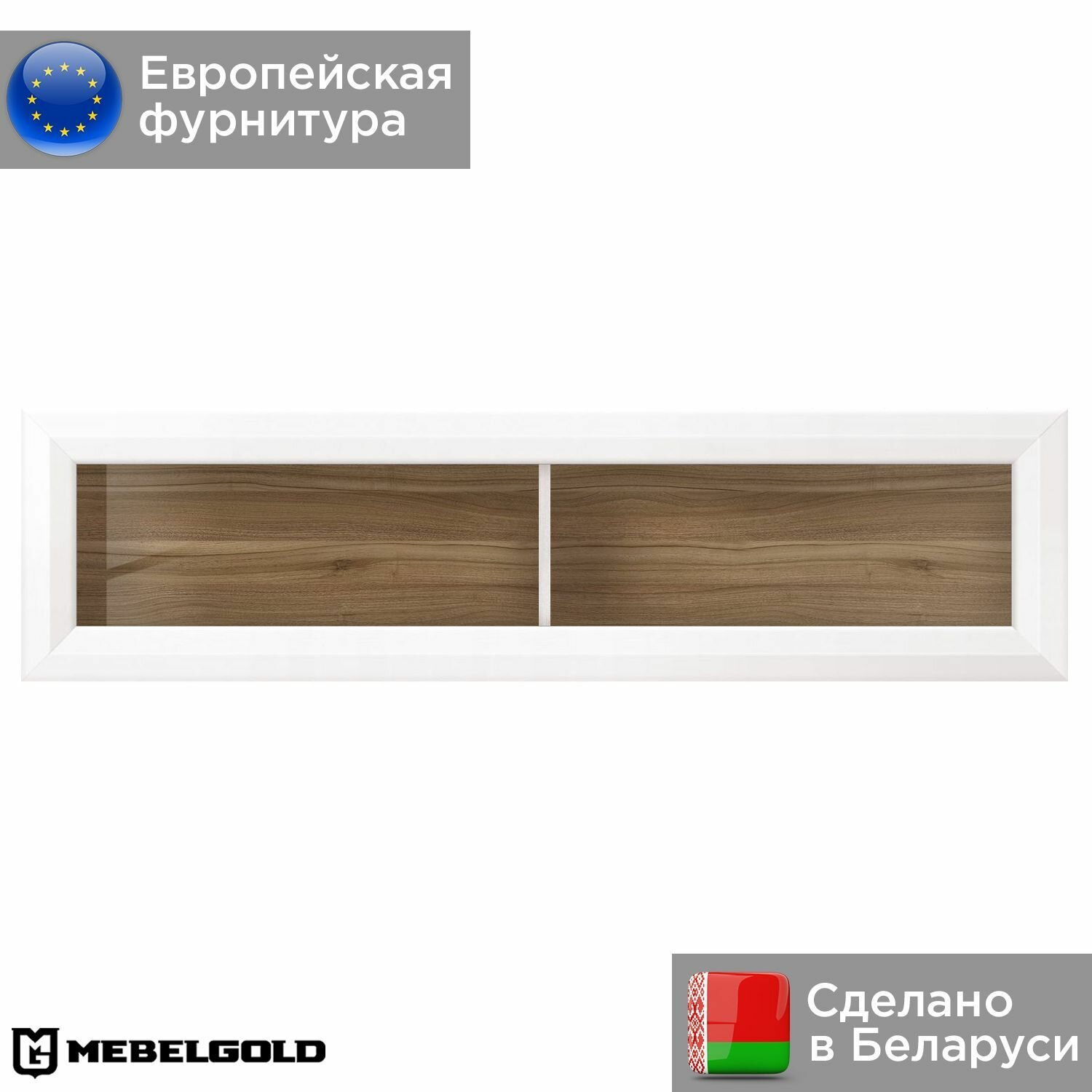 фото Шкаф навесной Мальта B136-SFW1W/15 МебельГолд