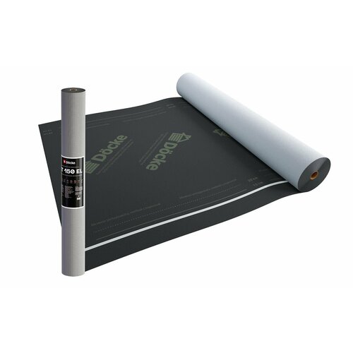 Мембрана супердиффузионная 3х-слойная Docke AT 150 EL с клеевой полосой (70 кв. м)
