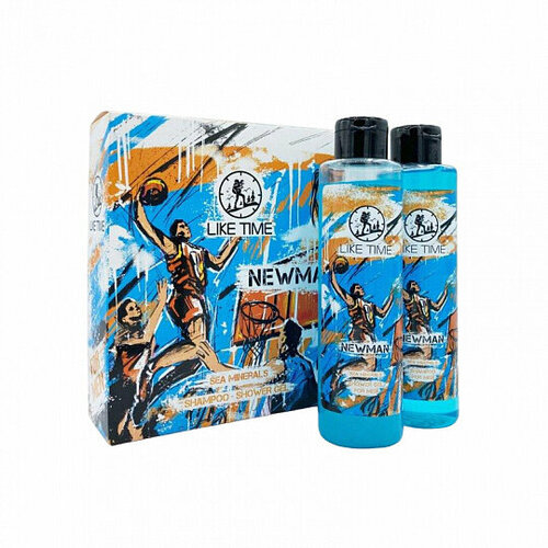 Подарочный набор Like Time Newman Шампунь для волосГель для душа 250 мл250 мл 588₽