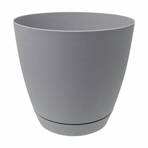 Горшок для цветов с поддоном, 3,2 л, в ассортименте