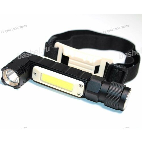 Фонарь светодиодный налобный Патриот PT-FLR23 5 режимов встр аккум ЗУ-USB Патриот электротовар 4717₽