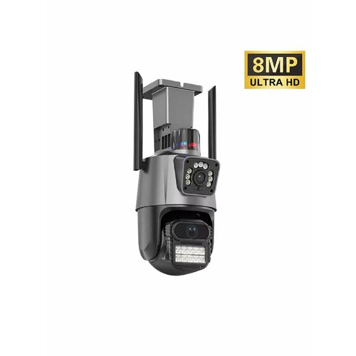 Камера видеонаблюдения уличная wifi IP поворотная 8 МП 350000₽