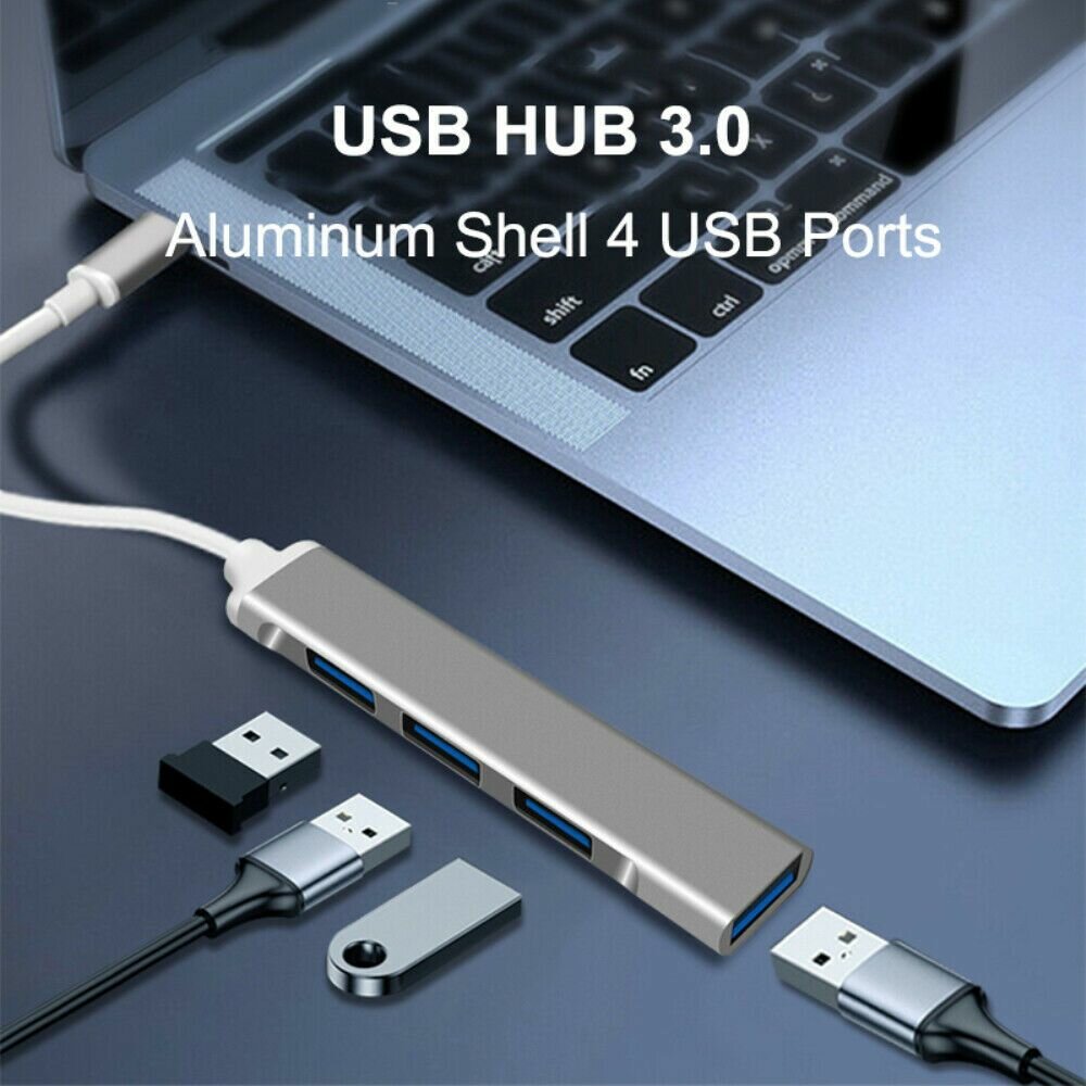 Хаб USB Type-C, 1 x USB 3.0 + 3 x USB 2.0 (ORIENT CU-323) — фото 1