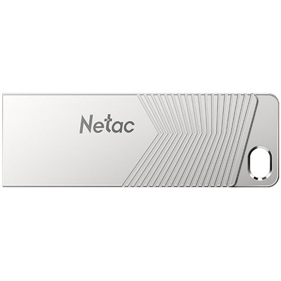 USB флешка Netac UM1 32Gb silver USB 3.2 (NT03UM1N-032G-32PN) — фото 1