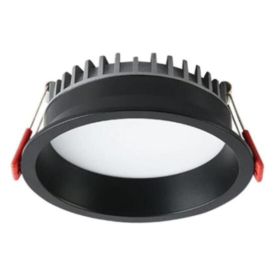 Точечный встраиваемый светильник Italline IT06-6013 black 4000K - фото №2