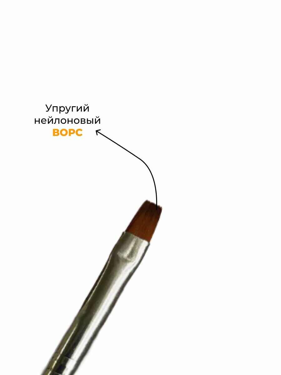 Кисть для маникюра квадрат — фото 1