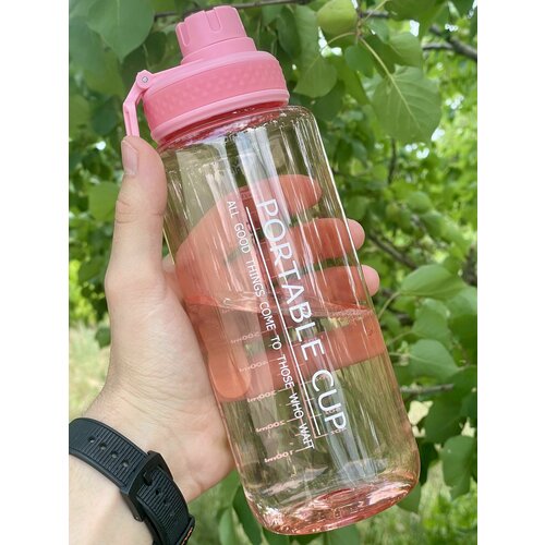 Бутылка для воды IBRICO Portable Cup 1000мл пластик BPA Free 449₽