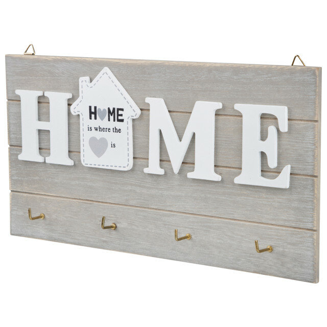 Ключница волшебная страна HOME 250х25х130мм МДФ/металл