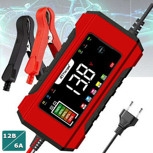 Зарядное устройство для автомобильного аккумулятора с защитой от короткого замыкания 1518₽