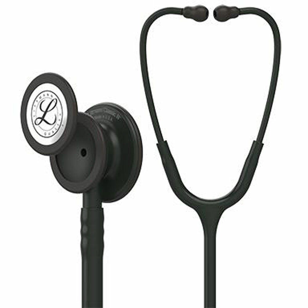 Стетоскоп Littmann Classic IIIчерная трубка черная акустическая головка и ушные наконечники 69 см 5803 фото