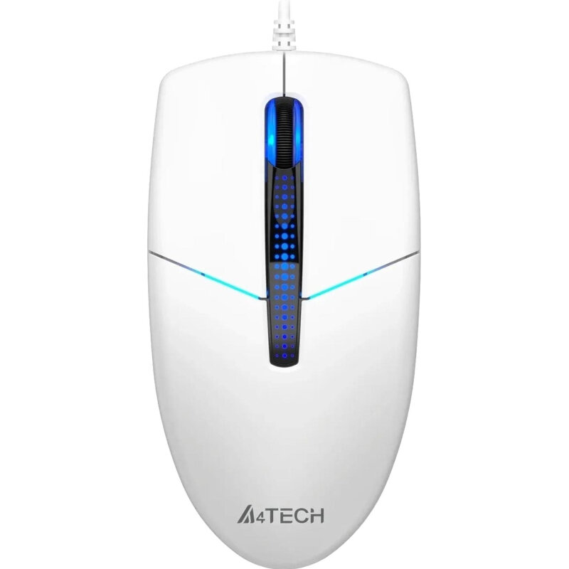 Мышь компьютерная A4Tech N-530S белый оптич. (1200dpi) USB(2but) (1920843) — фото 1