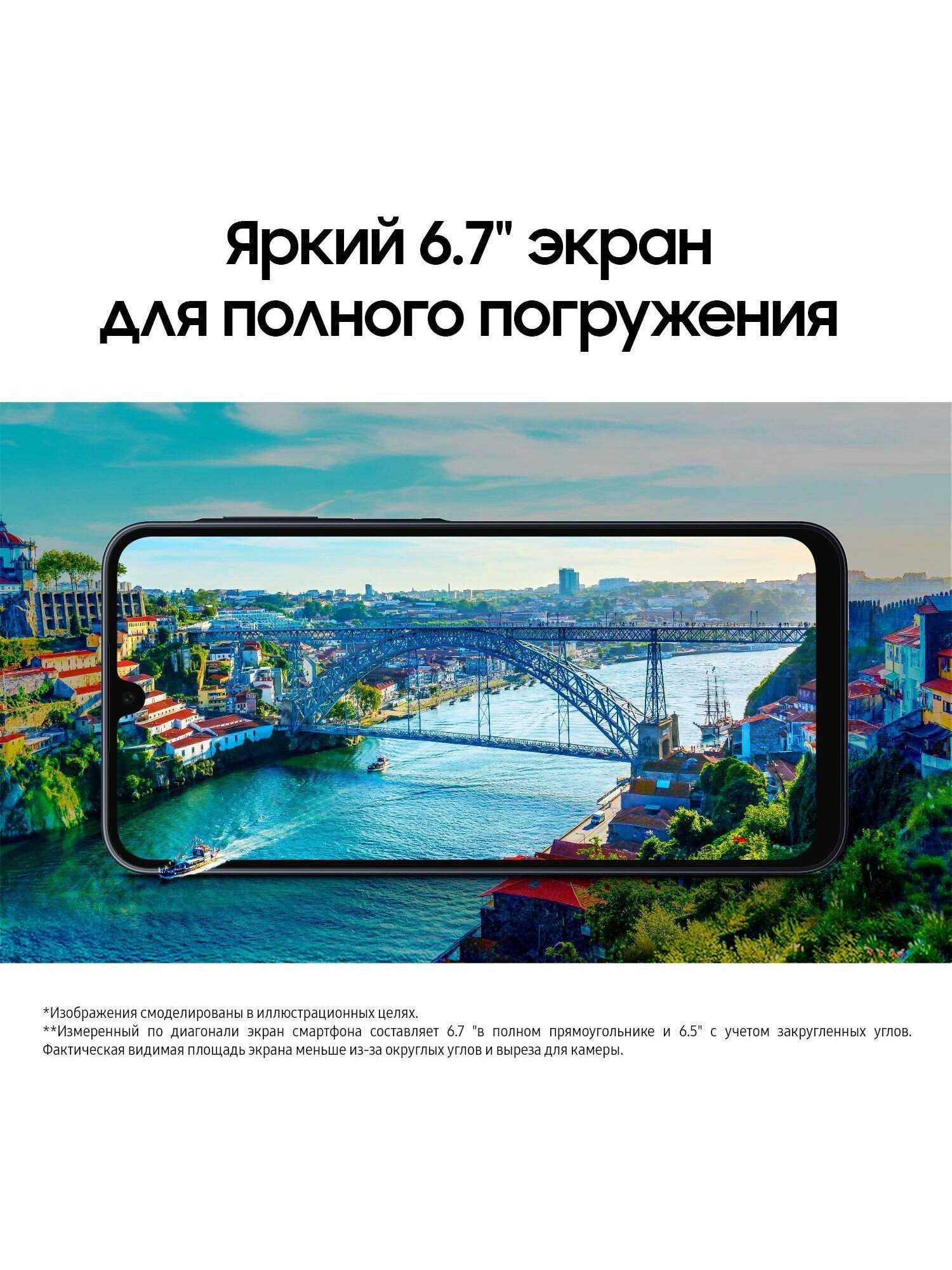 Смартфон Samsung Galaxy A16, 6.7", 8 ГБ/256 ГБ, AMOLED, 2340×1080, черный — фото 1