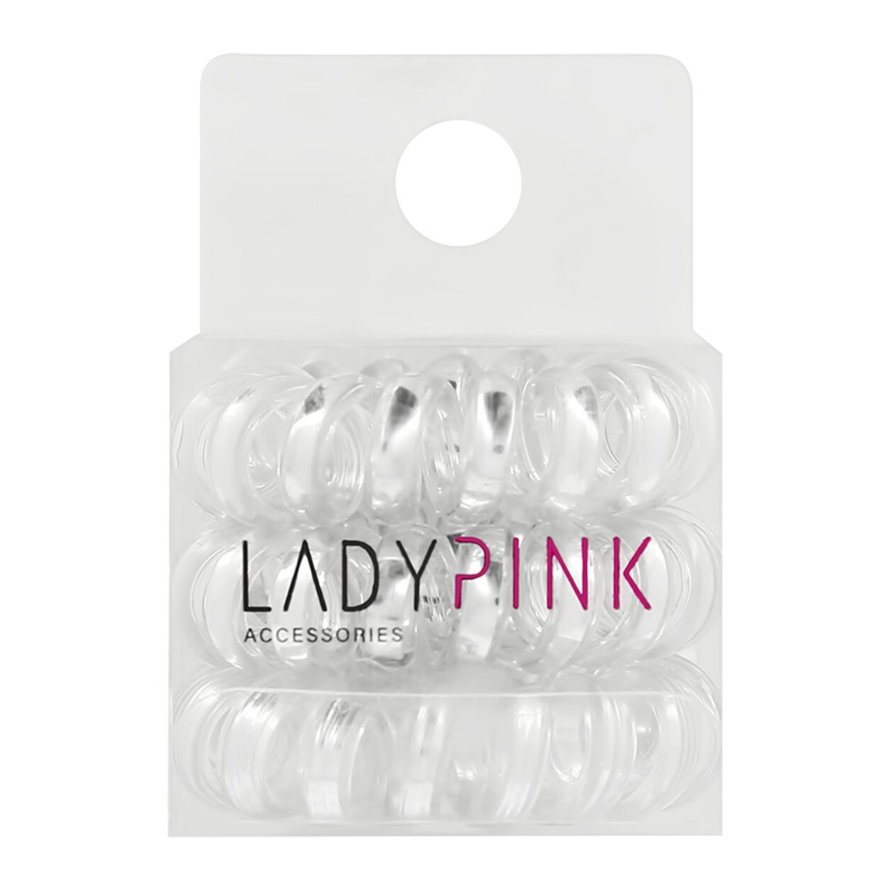 Набор резинок для волос LADY PINK BASIC SLINKY box, 3 штуки в упаковке
