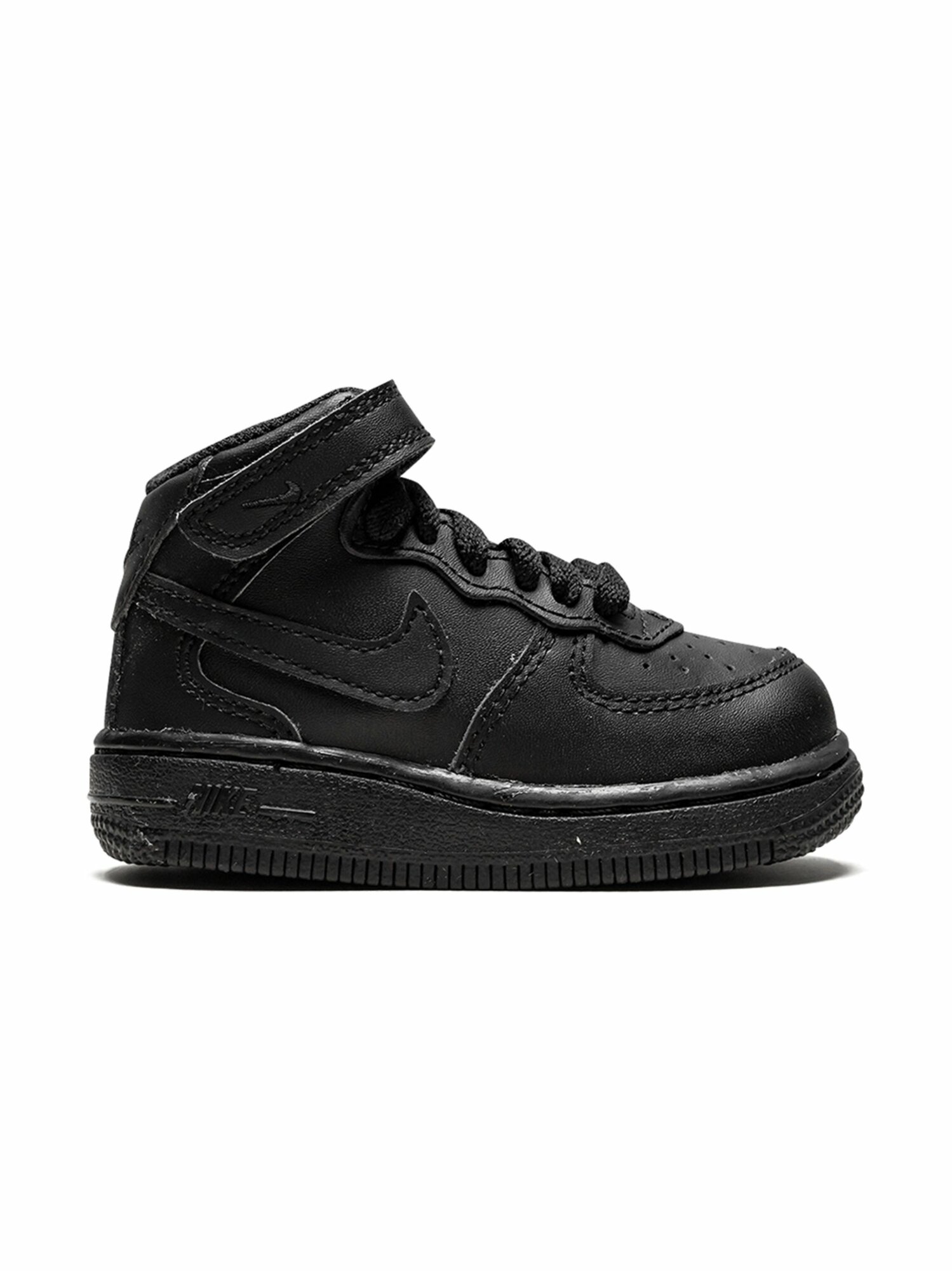 Кроссовки NIKE Force 1 Mid, размер 5C US, черный