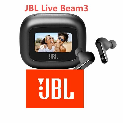 Беспроводные наушники Live Beam 3 с активным шумоподавлением и сенсорным экраном на футляре 1700000₽
