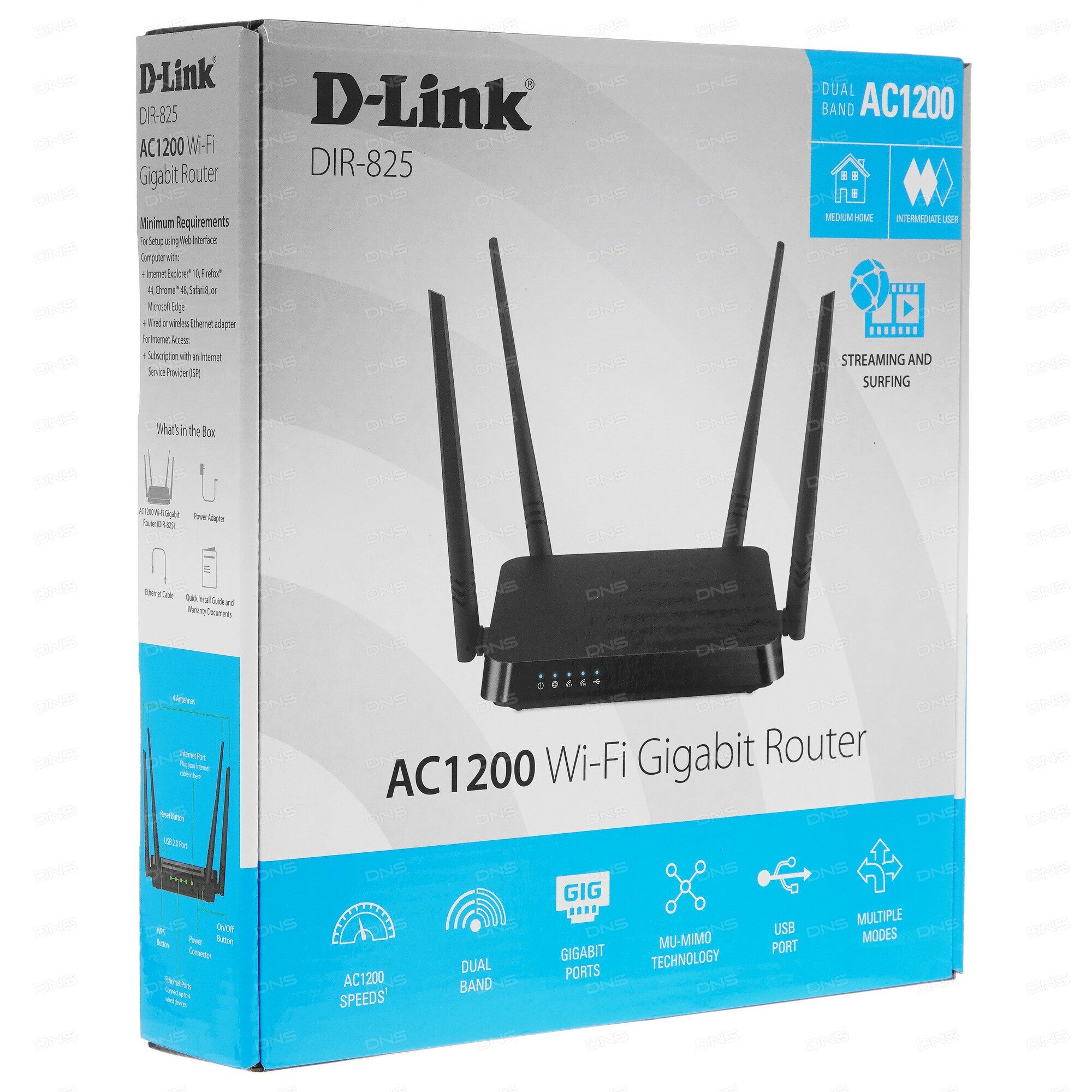 Wi-Fi роутер D-Link DIR-825/RU/I1A - фото №9