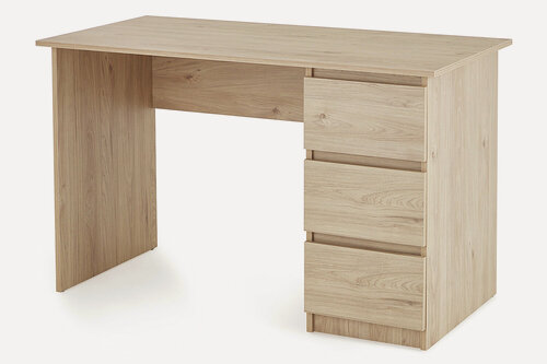 Изображение товара Письменный стол Hoff Сноули, 120х75,2х60 см, с ящиками, цвет гикори кингстон