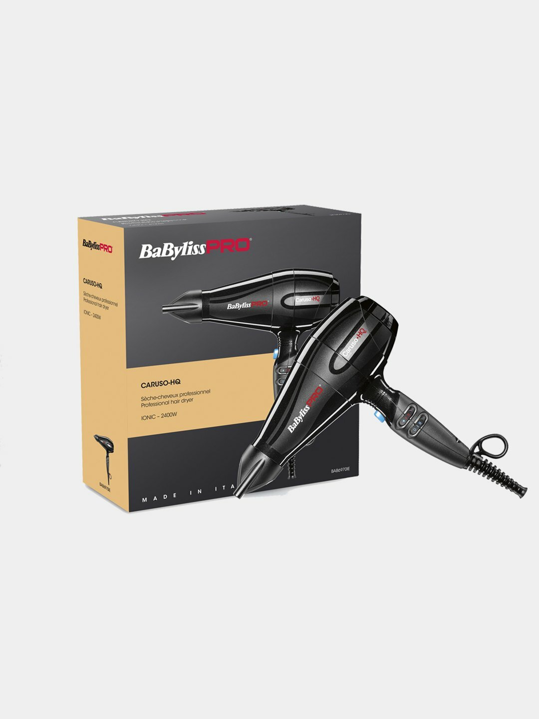 Профессиональный фен BaByliss Pro BAB6970IE, 3 температурных режима, ионизация — фото 1