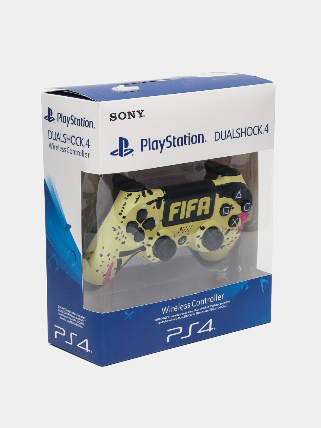 Джойстик беспроводной Dualshock 4 PS4 Bluetooth, геймпад для компьютеров и смартфонов, Светло-жёлтый