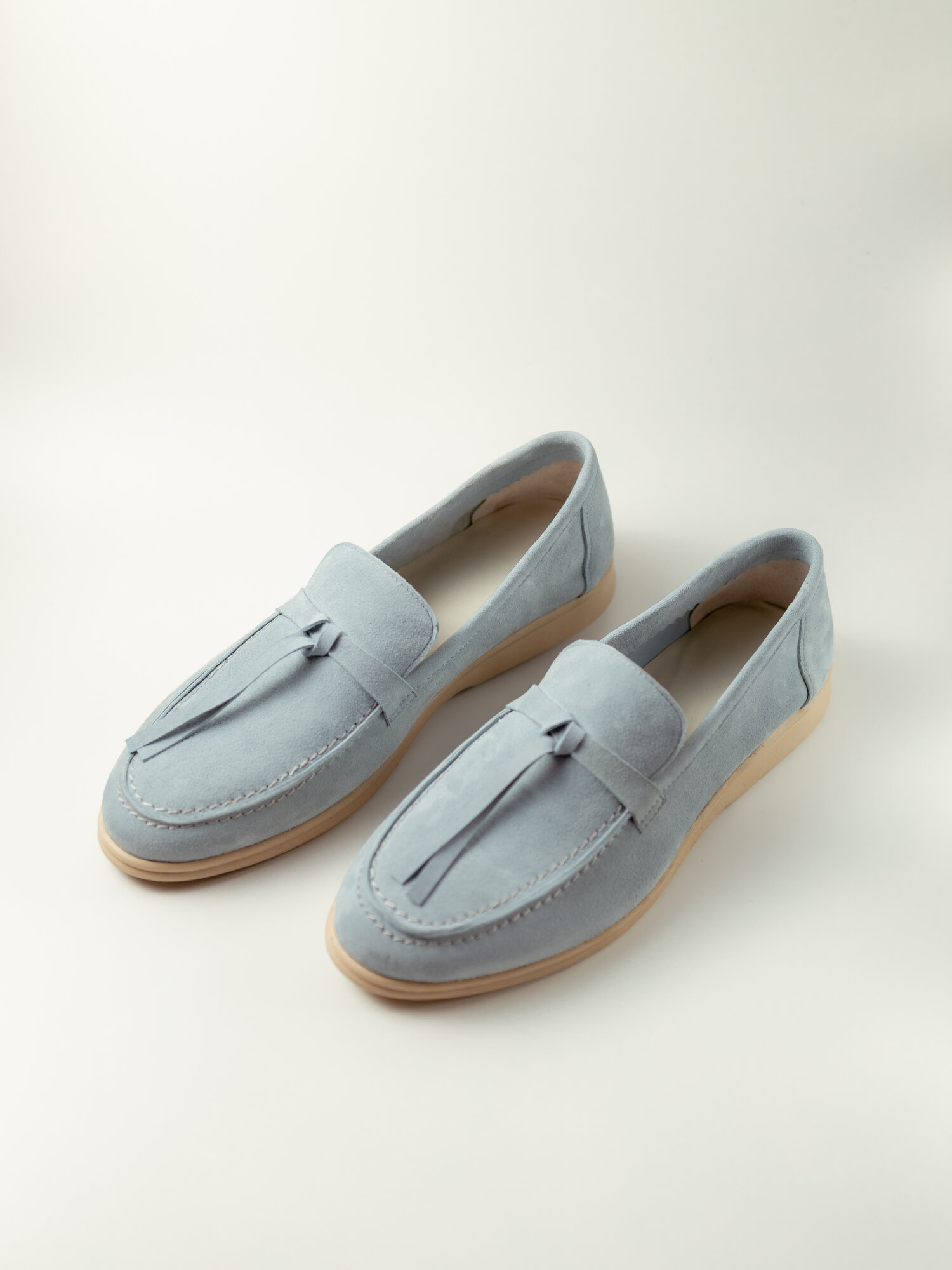 Мокасины , размер 37, голубой