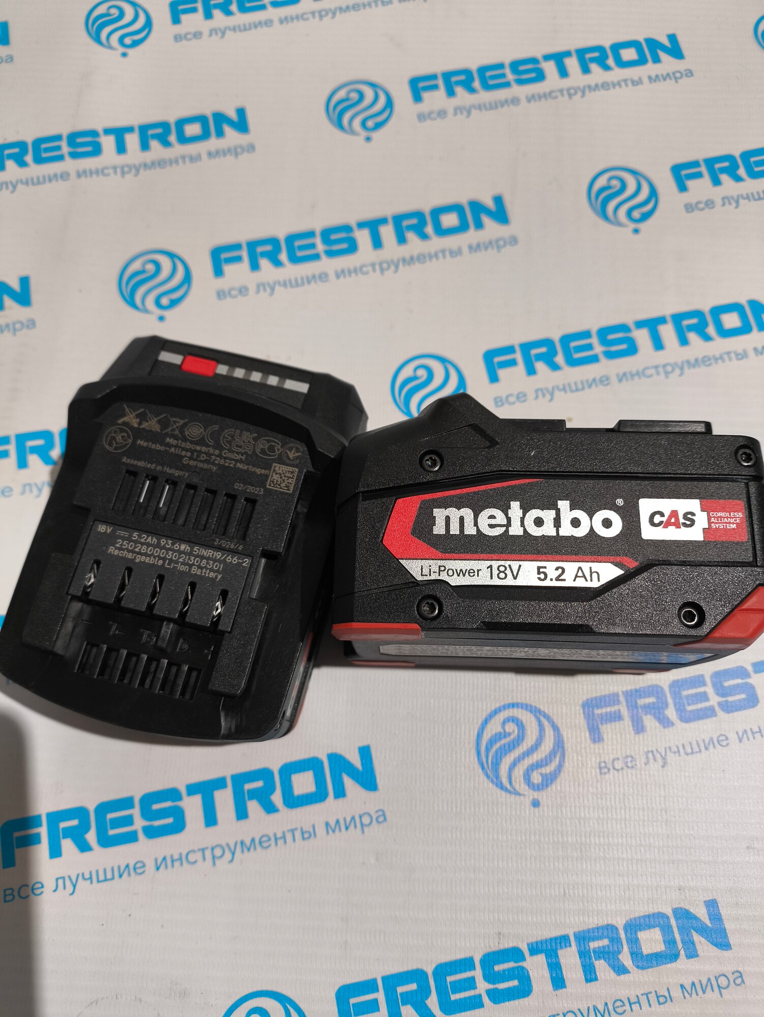 Аккумуляторная батарея Metabo LiPOWER 18 В - 5,2 Ач, Венгрия
