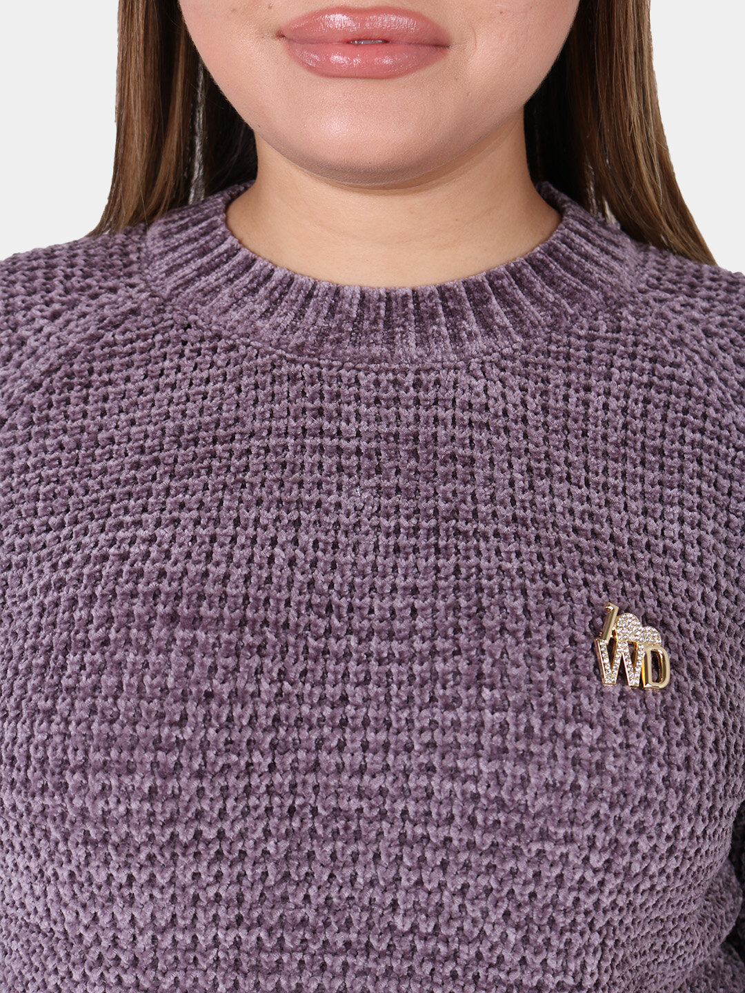 Джемпер , размер One Size, пурпурный — фото 1