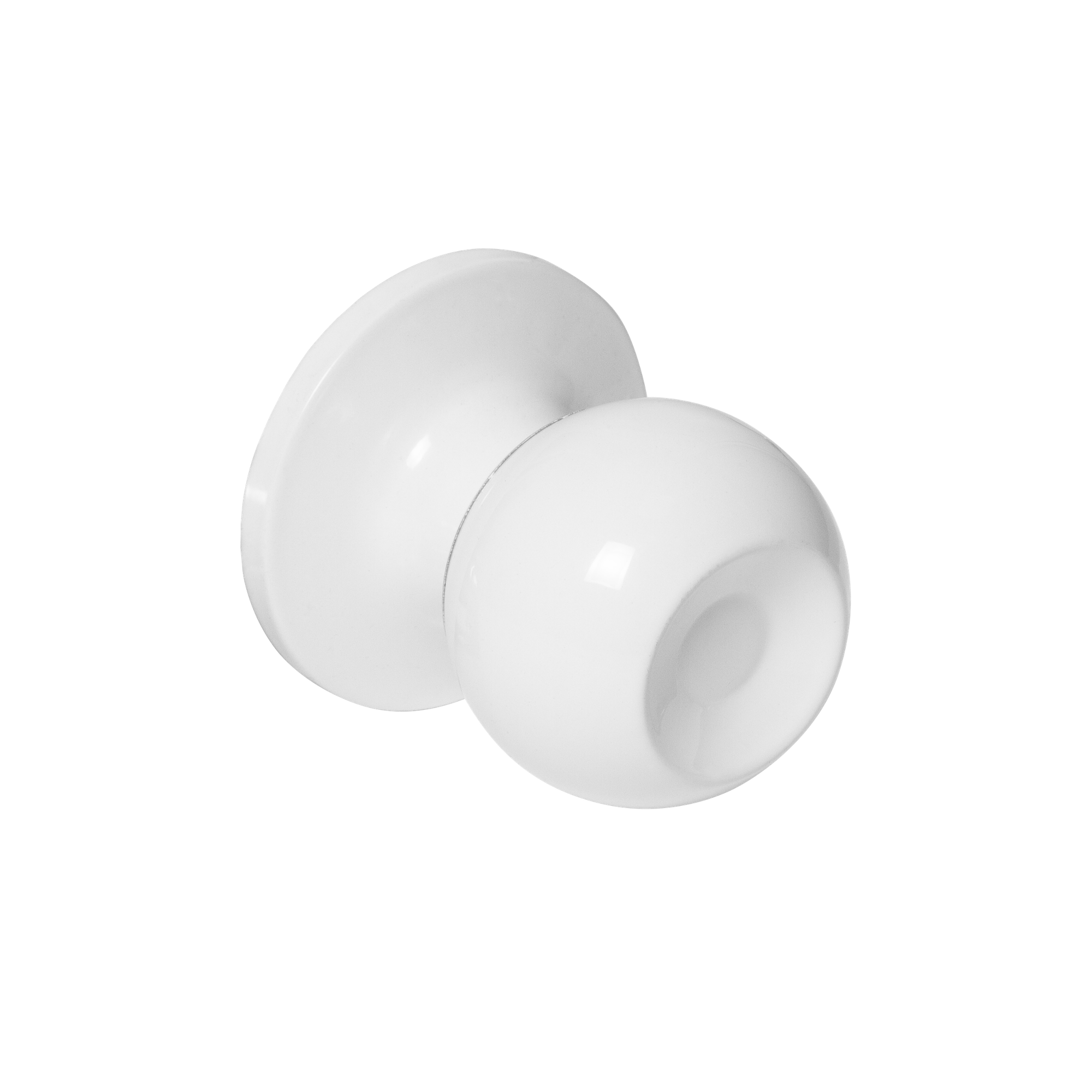 Ручка-кноб без запирания цвет белый