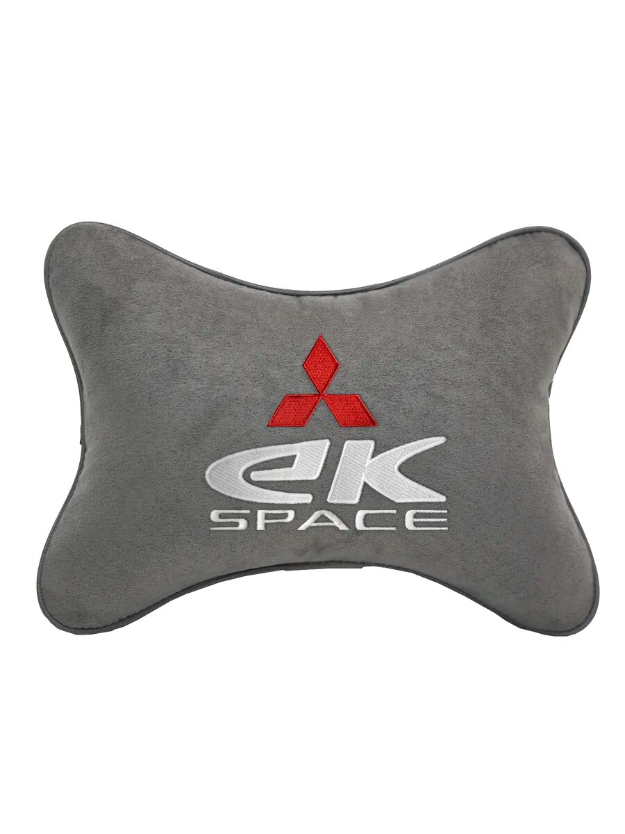 Подушка на подголовник светло-серая алькантара MITSUBISHI Ek space