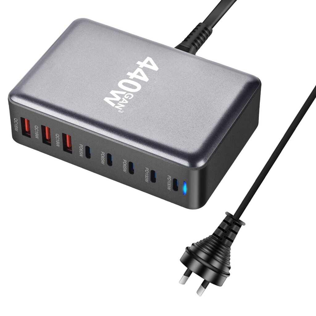 Сверхмощное USB C зарядное устройство 440W