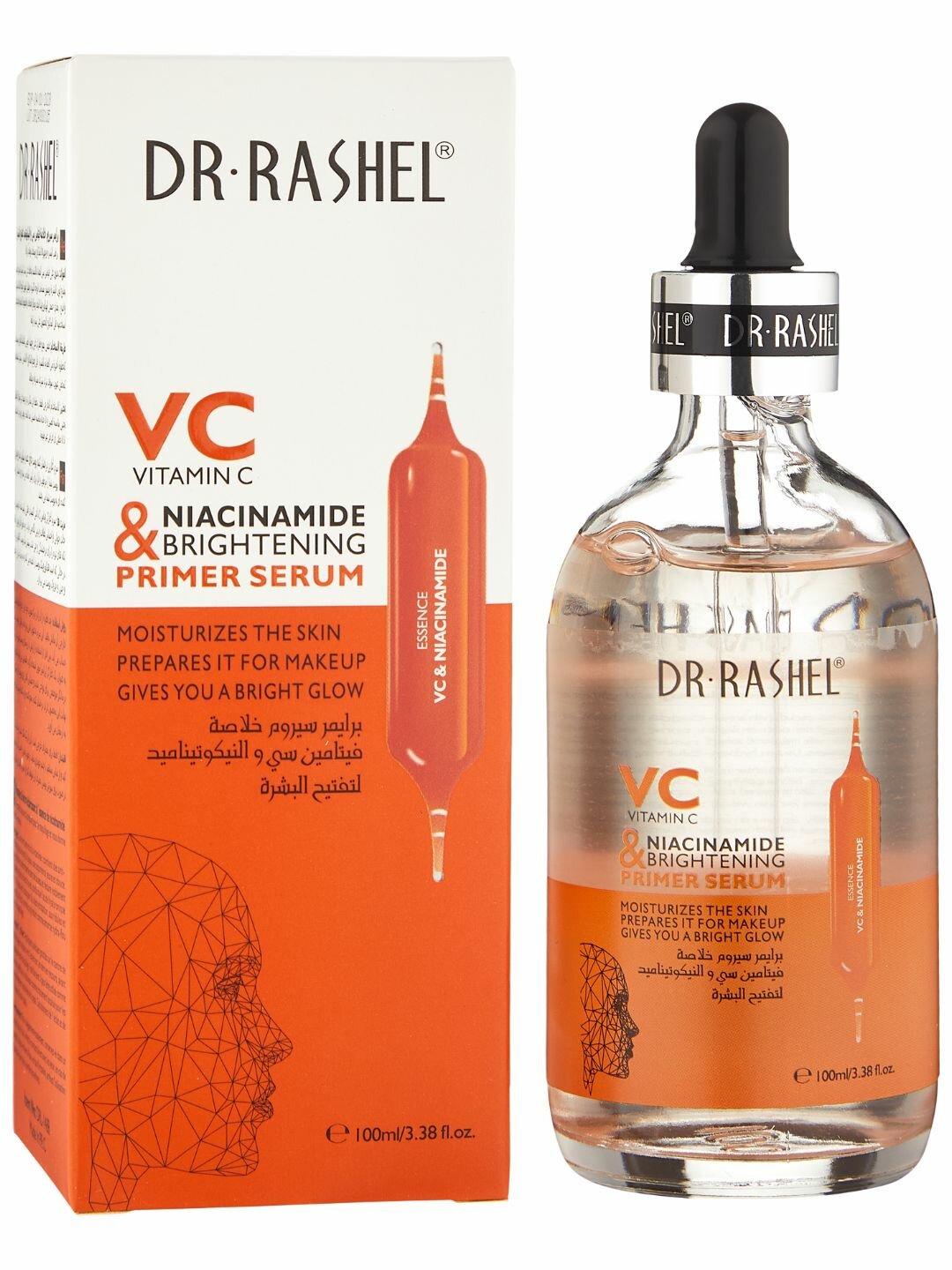 Сыворотка для лица Dr. Rashel VC & Niacinamide, праймер, отбеливание, 100мл — фото 1