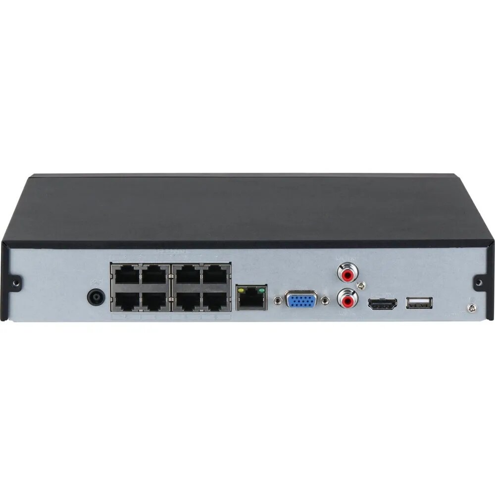 Видеорегистратор IP Dahua DHI-NVR2108HS-8P-S3, 8 портов, PoE, память до 16ТБ — фото 1