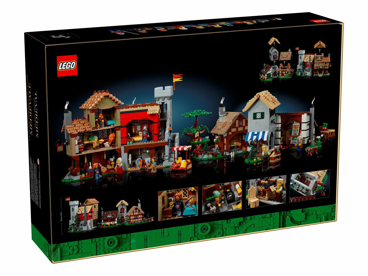 Конструктор LEGO Icons 10332 "Средневековая городская площадь"