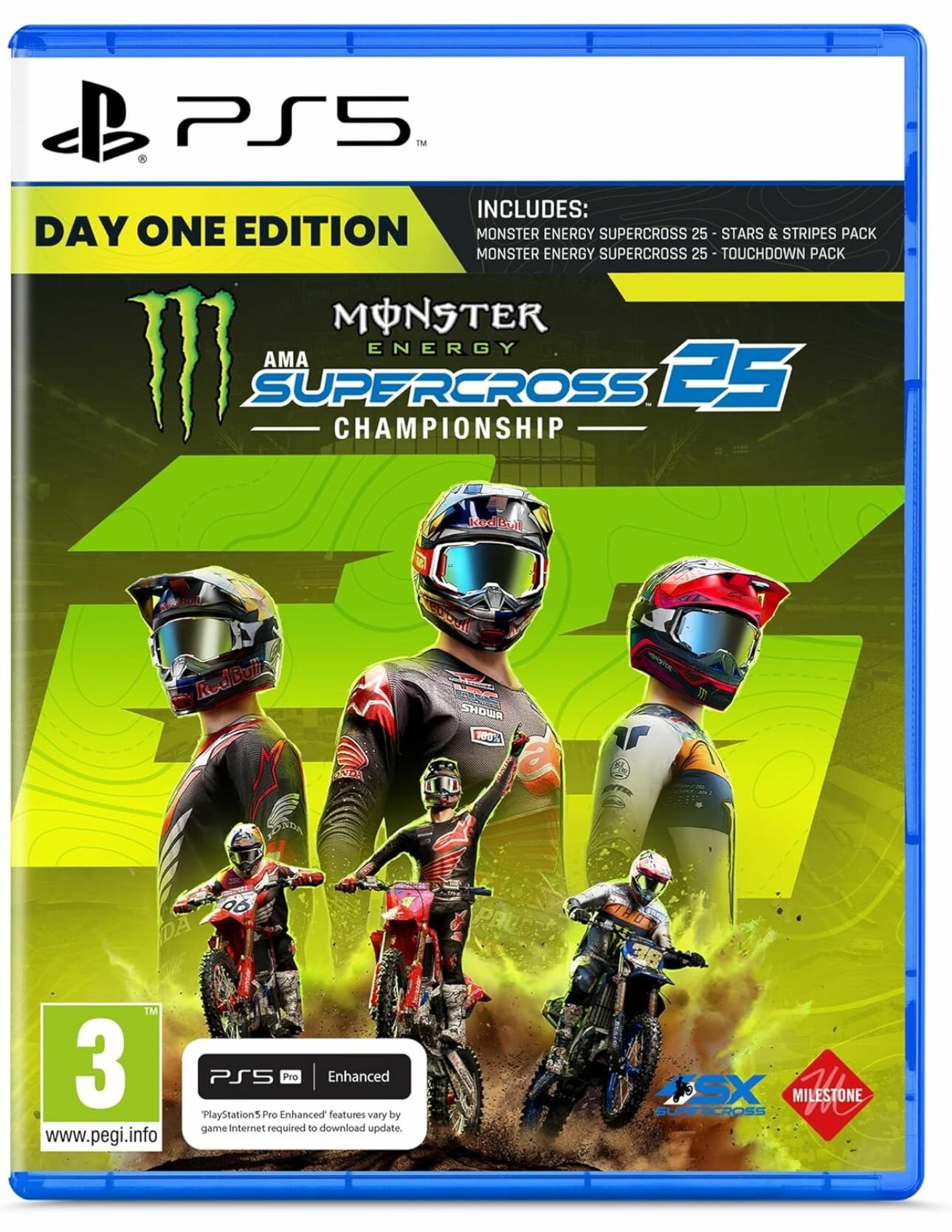 Игра Monster Energy Supercross 25 The Official Videogame , для Ps5, Blu-Ray, Английская версия