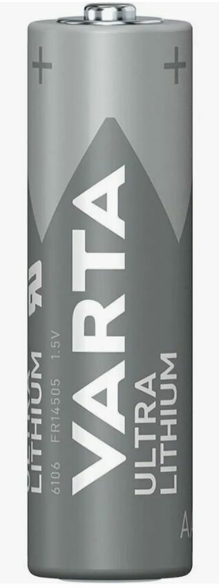Батарейки VARTA Ultra Lithium, LR03, AAA, литиевые, влагозащищенные, 1,5В, 4 штуки, ( 4 штуки в одном блистере) — фото 1