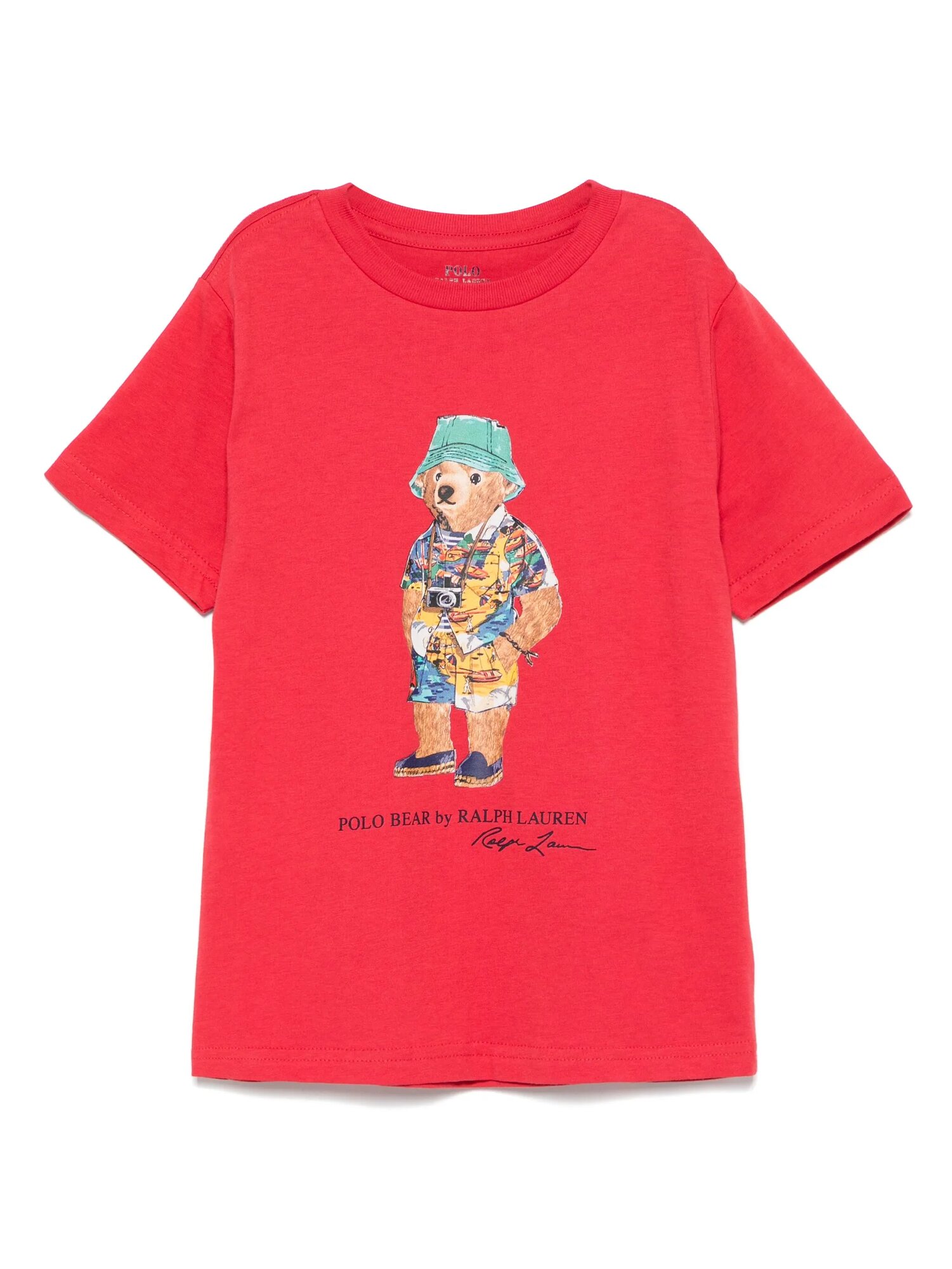 Футболка Polo Ralph Lauren Polo Bear, размер 8 лет, красный