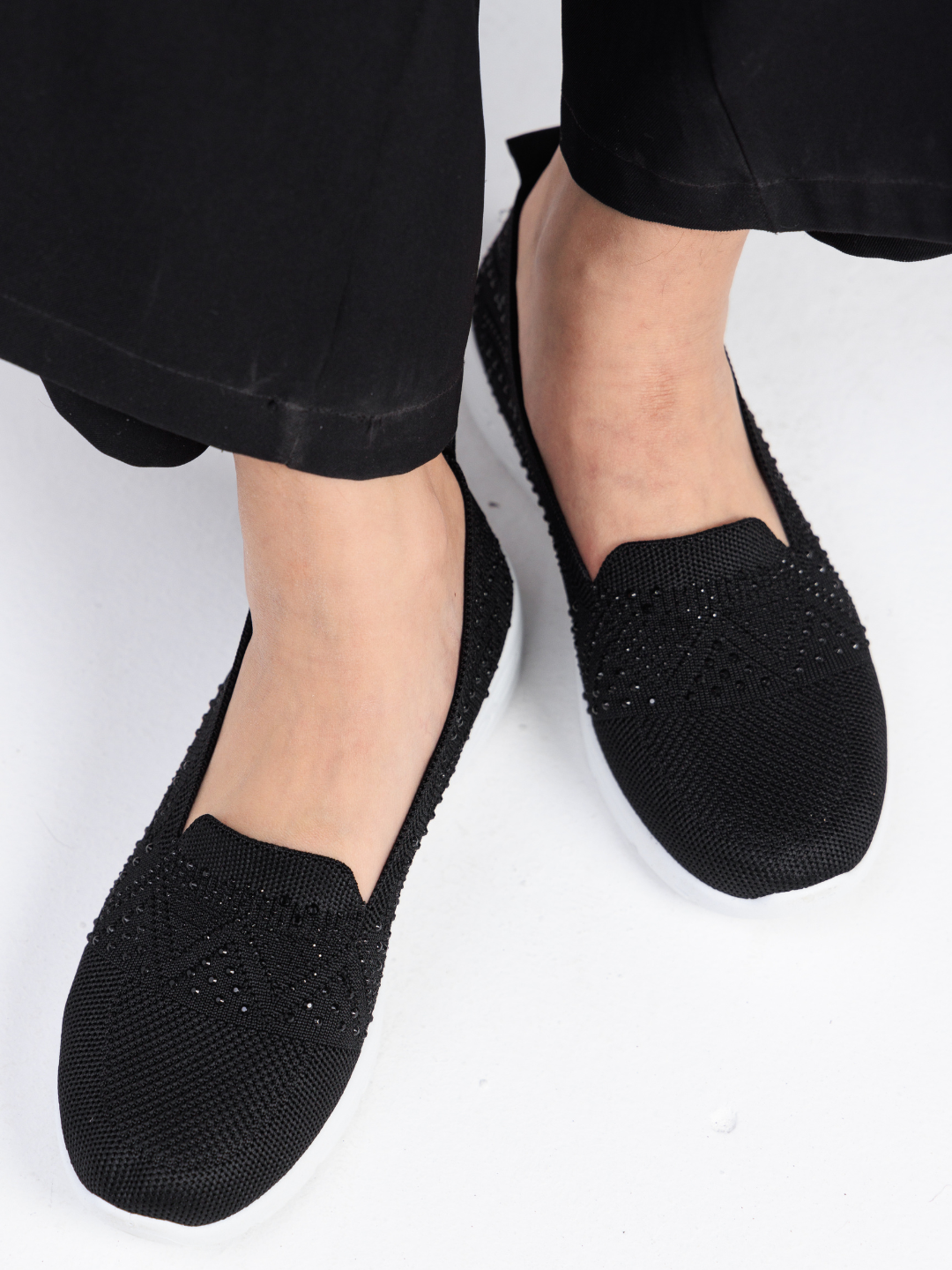 Слипоны , размер 36, черный 2черный — фото 1