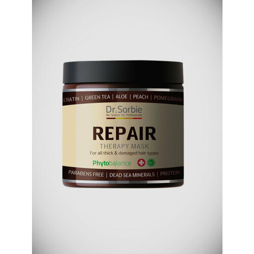 Маска Dr.Sorbie REPAIR, восстанавливающая, для сухих волос, 500мл