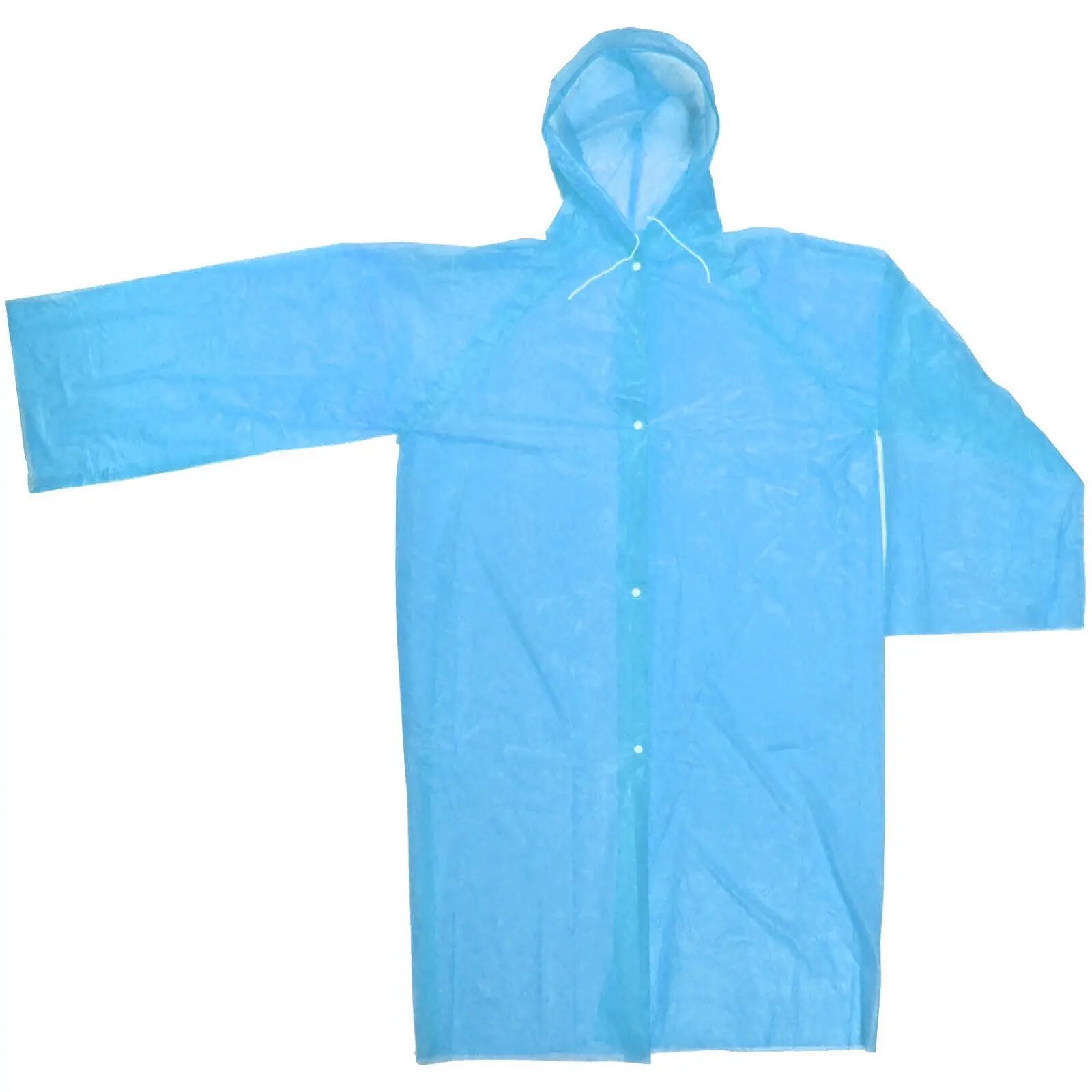 Плащ-дождевик ДоброСад Сезон размер 110*65см голубой