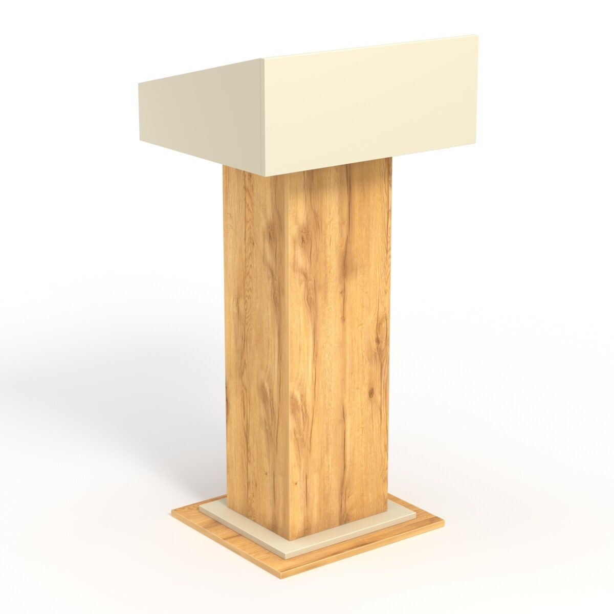 Трибуна "диктор" №109, Дуб Золотистый и Крем Вайс. Производитель товара - компания Westcom.