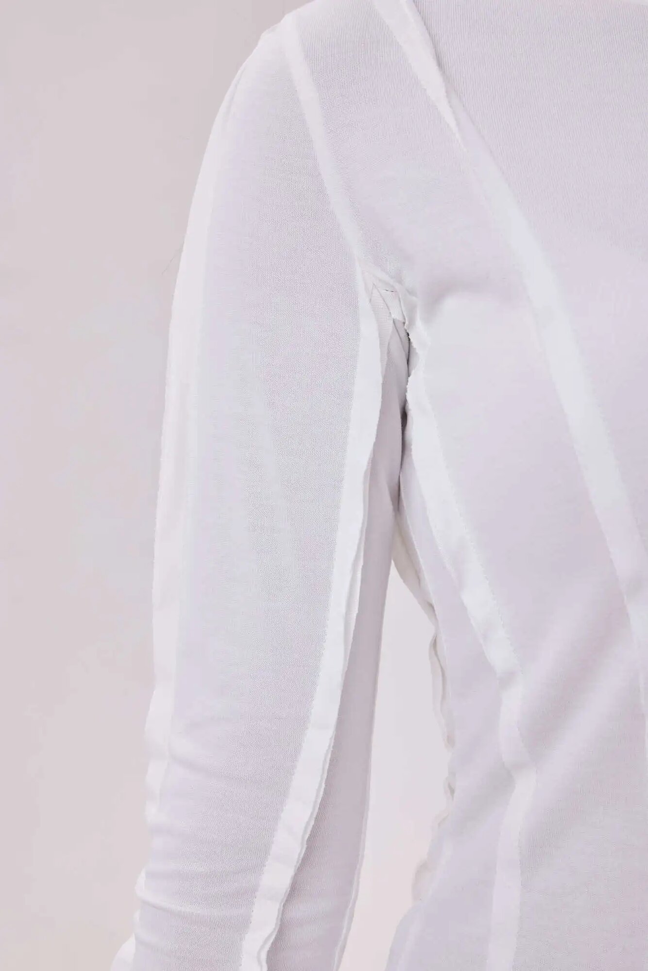 Лонгслив Selfie, размер L, , белый — фото 1