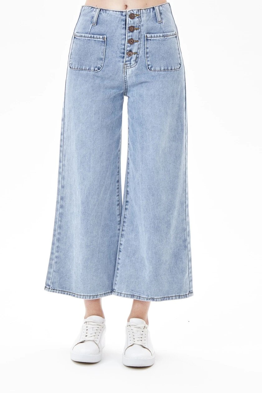 Джинсы Selfie, размер M, светло-голубой — фото 1