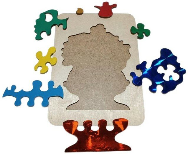 Монтессори "Ваза с цветами" 8 деталей — фото 1