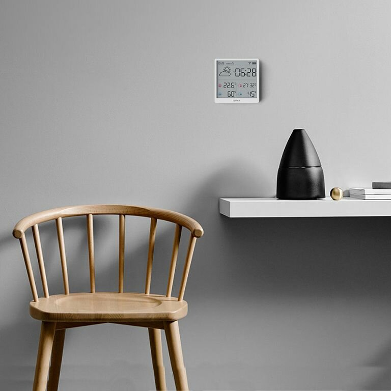 Картинки Датчик температуры и влажности термометр Xiaomi Atuman Duka TH3 Thermohygrometer / портативная беспроводная метеостанция / Термогигрометр