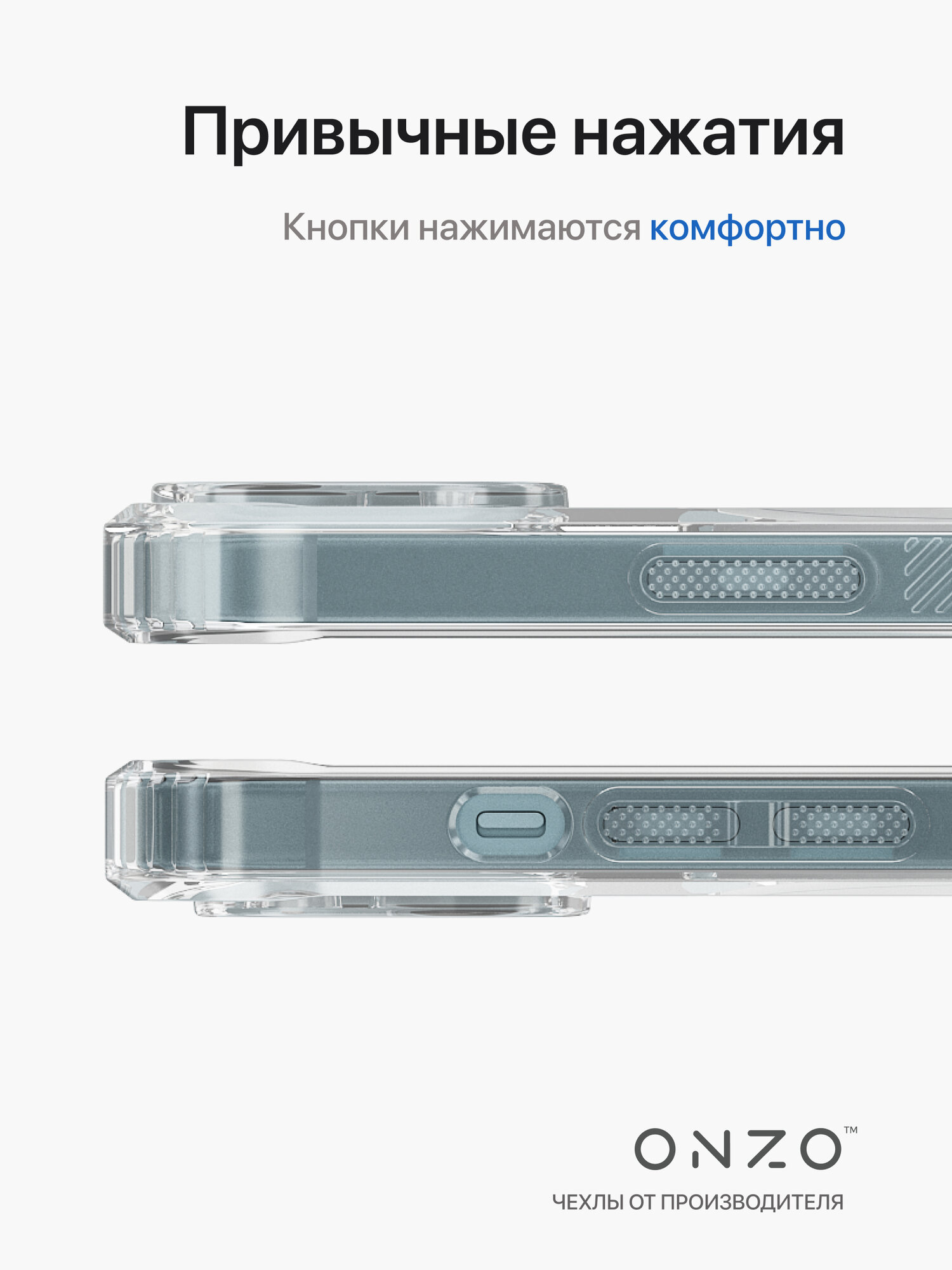 Противоударный чехол MAGSAFE на iPhone 15 / Айфон 15 с функцией магсейф, прозрачный с ребристыми гранями, лайм — фото 1