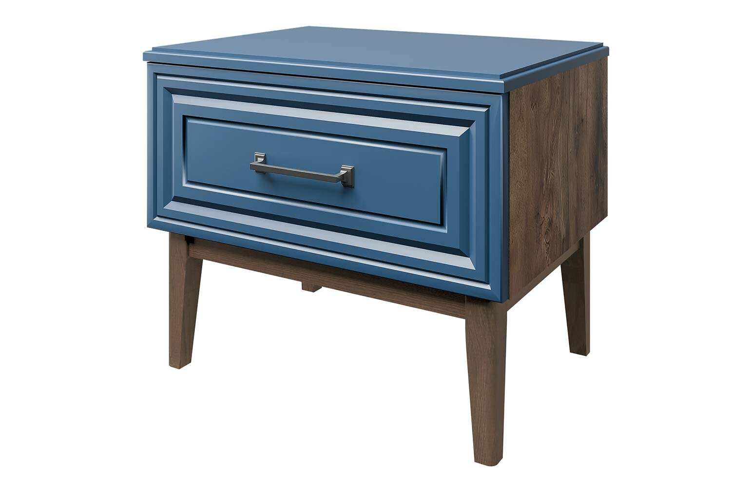 Тумба прикроватная Hoff Гориция 554х46х405 см цвет таксус сапфировый дуб коньячный