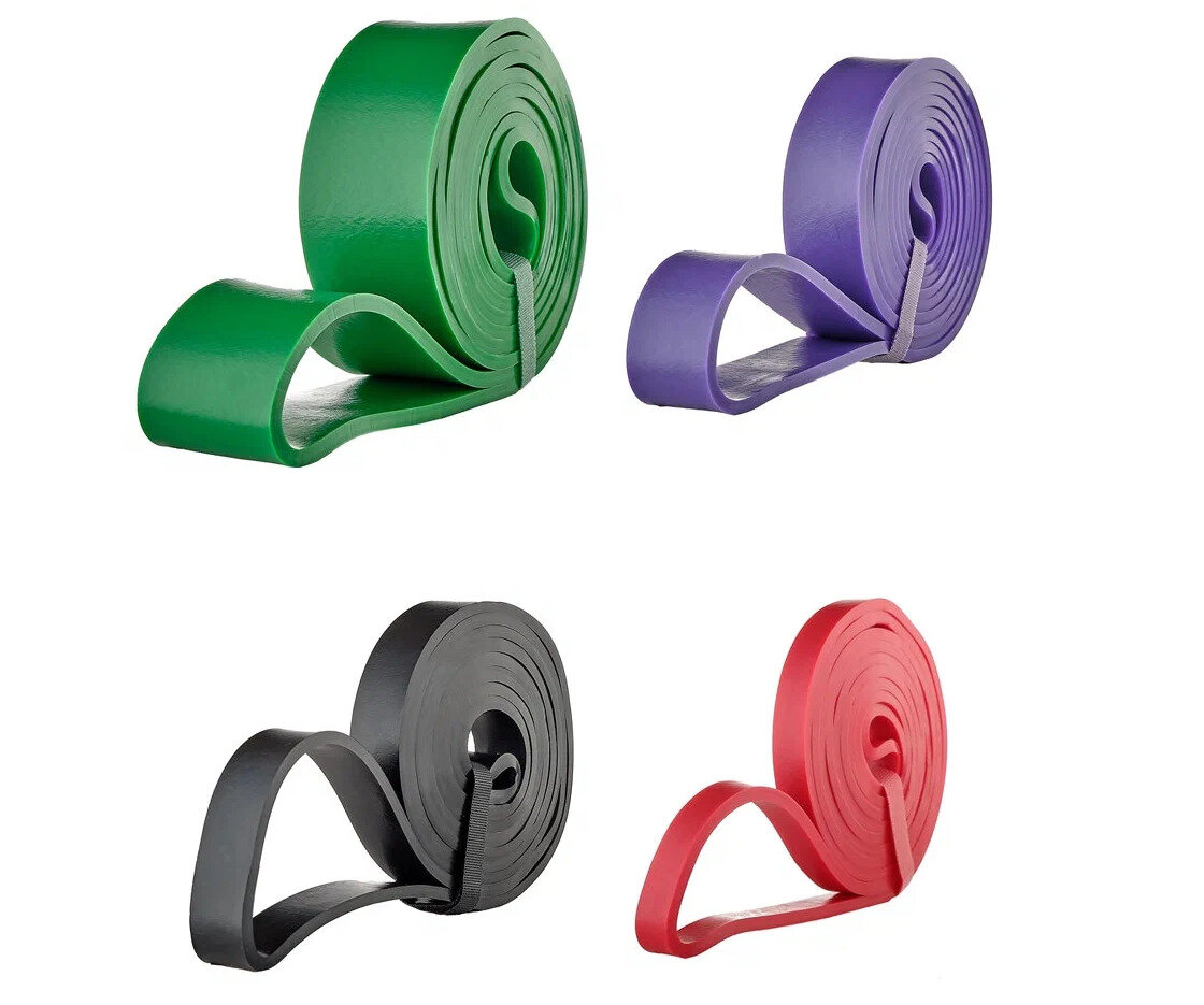 Резиновые эспандеры Hip Resistance Band / Набор фитнес петель для тренировок / Резинки для фитнеса