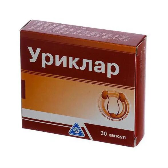 Уриклар капсулы массой 430 мг 30 шт