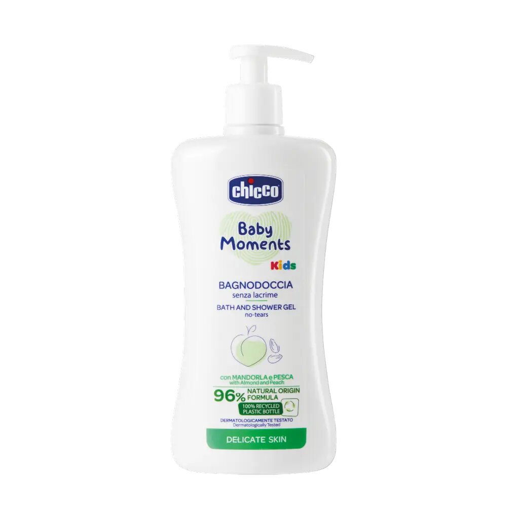 Chicco Пена для ванны и гель для душа Baby Moments 0м 500 мл